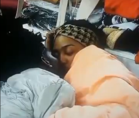 Big Brother Naija housemates Koyin and Sultana spotted sharing stamy passionate kiss (videos)